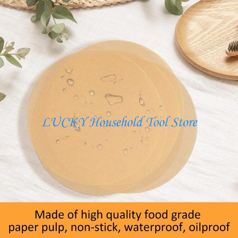 

J0MC 100Pcs Round Disposables Bakings Paper Liners NonStick Cake Pans Parchments Liners China Mainland