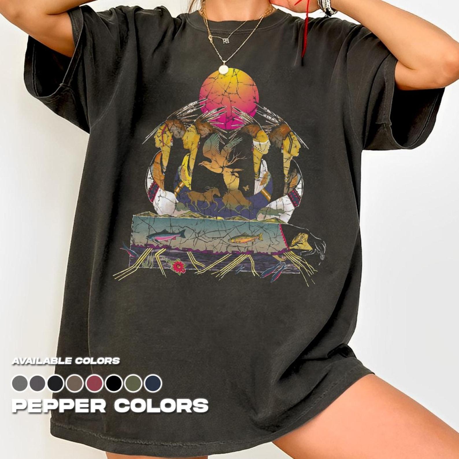 Comfort Colors® Mother Earth Shaman Graphic Tee, Retro 90s Unisex Shirt 4XL