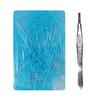 Anti Picking Silicone Pad Skin Fidget Toy with Tweezers, Hair Plucking for Portable Stress Reliever Trichotillomania, Anxiety Relief Picky Adults