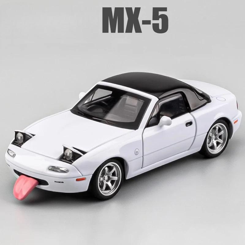 1:32 Mx-5 Rx-7 Alloy Diecast Racing Car Model Simulation Sound Light Children'S Educational Toys Birthday Present
