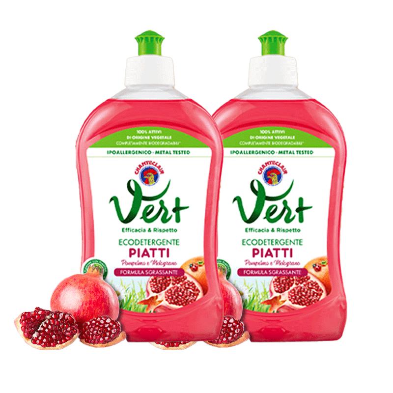 CHANTE CLAIR Pomegranate Concentrated Dish Soap, 2 x 500ml