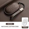 Leather Car Key Case Cover For Geely Galaxy L7 - L6 Max 1.5T Plus Air Pro Galaxy L7 Max E8 E5 Car Key Protection Bag