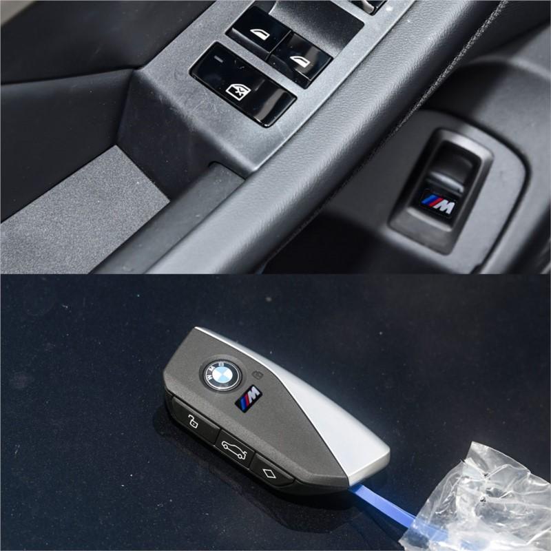 Fashion 3D Car Rear Trunk Badge Emblem Logo Sticker For BMW M M1 M2 M3 M4 M5 M6 X7M X2M X4M X3M X5M X6M Decoration Accessories FV7