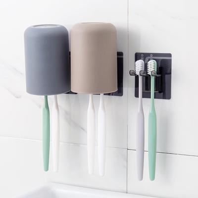 New Hanging Bathroom Kitchen Utensil Box Toothbrush Storage Rack