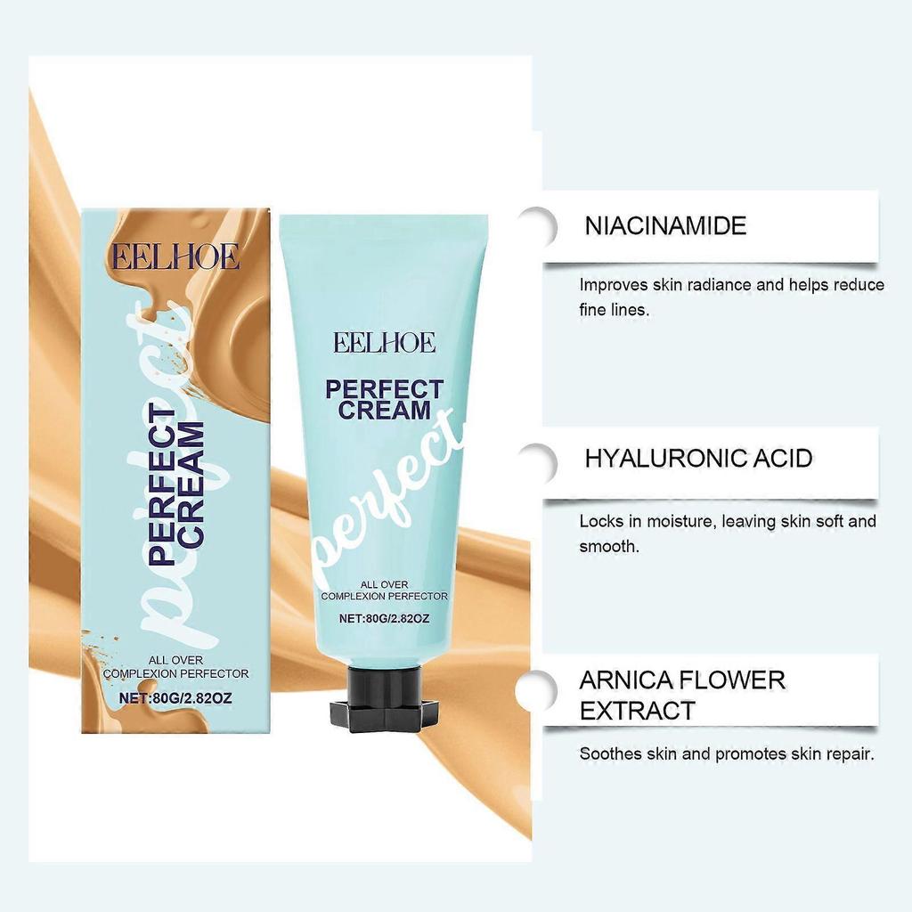 Eelhoe Medium Skin Concealer Cream Covering Blemish Dull Natural Lightweight Moisturizing Clear And Moisturizing Makeup Concealer