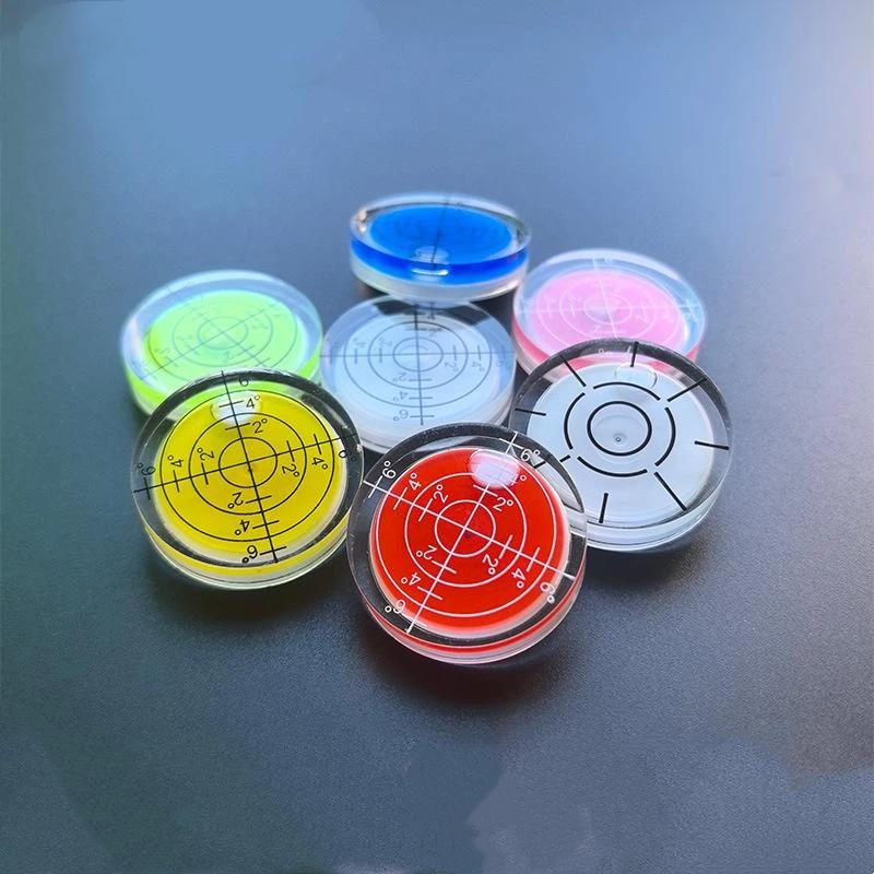 32Mm Spirit-Bubble Degree Mark Mini Bubble Level Accuracy Round Measuring Meter Professional Measuring Tools