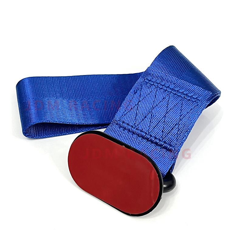 1Pcs Car Color Pendant Tow Strap Belt Tow Rope Sticker Ribbon Car Decorations Sticker Trailer Ropes Bumper Towing Strap