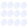 12Pcs Sound Absorption Panel Hex Acoustic Isolation Soundproofing Foam Set Kit for Home
