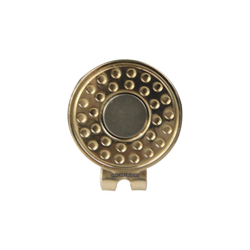 Rustproof Golf Hat Clip with Detachable Ball Marker - Durable Zinc Alloy Accessory