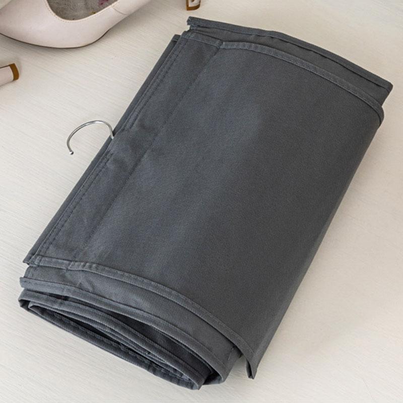 Shoe Storage Hanging Bag 12 Compartments Shoe Storage Hanging Bag Home Wardrobe Non-woven Multi-layer Storage Storage Shoe Bag