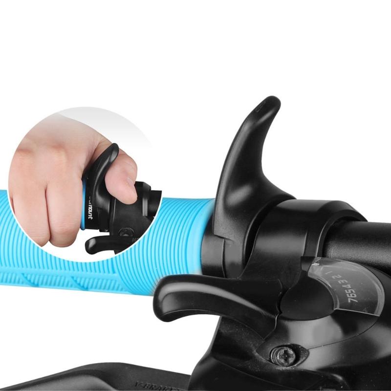 Mountain Bike Deputy Handle Replacement Horn Shape Adjustable Handlebar Thumb Grip Bicycles Extension Handlebar