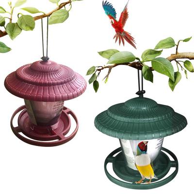 Pdtoweb New Waterproof Hanging Gazebo Wild Bird Feeder Feeding