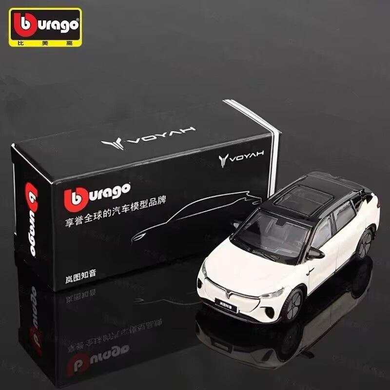 

Bburago 1:64 VOYAH Courage SUV Alloy Car Model Diecast Metal New Energy Vehicles Car Model High Simulation Collection Kids Gifts белый
