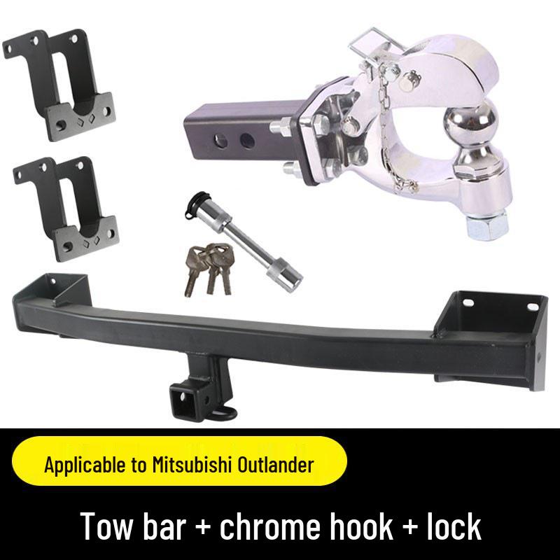 Mitsubishi Outlander Rear Bumper Thickening Trailer Hitch Hook for RV/Yacht Towing
