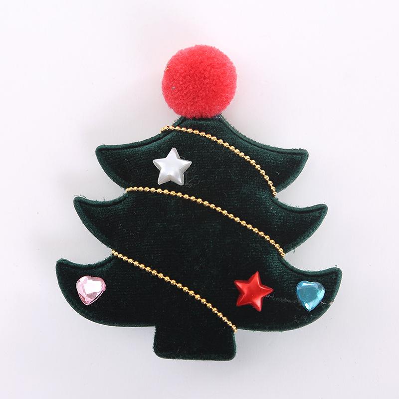 

Christmas Red And Green Tree Hairpin Children S Holiday Christmas Tree Duck Bill Clip Christmas Supplies Hair Accessories