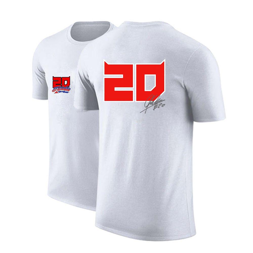 2026 Fabio Quartararo Motorradfahrer Druck Sommer Unisex Neu Regulär Kurzärmlig Premium Pendler Baumwolle T-Shirt