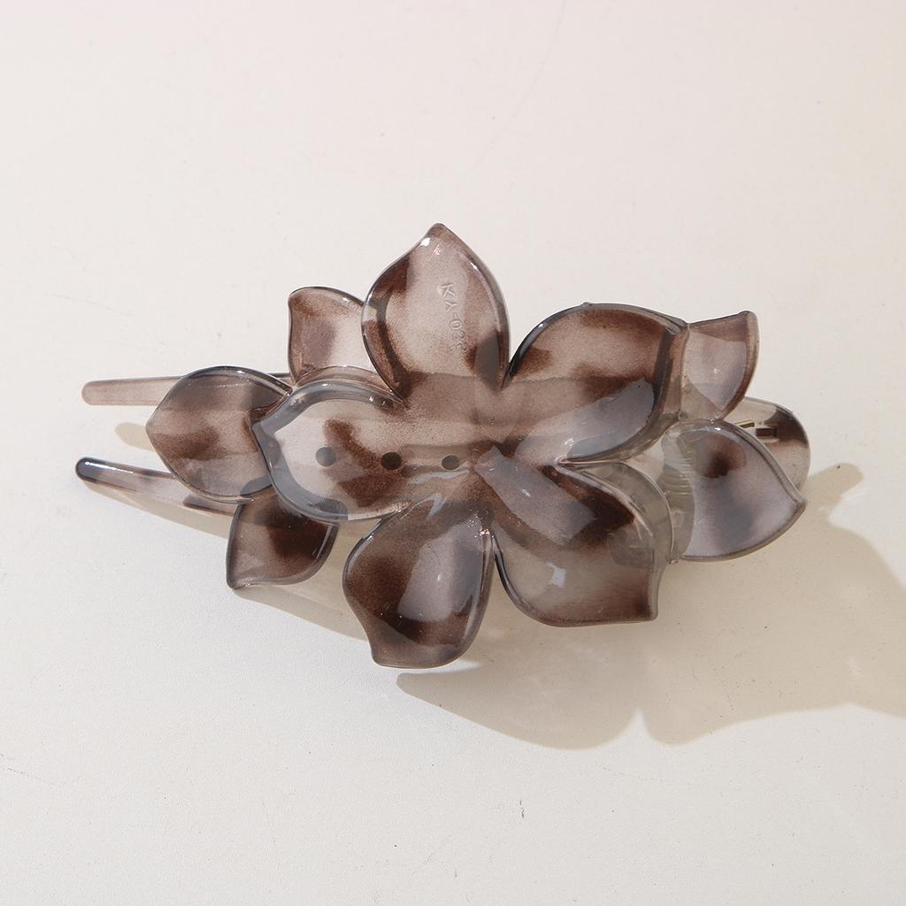 Duckbill Clip Flower Hairpin Women's Summer Korean Style All-match Hairpin Back of The Head Bun Headdress