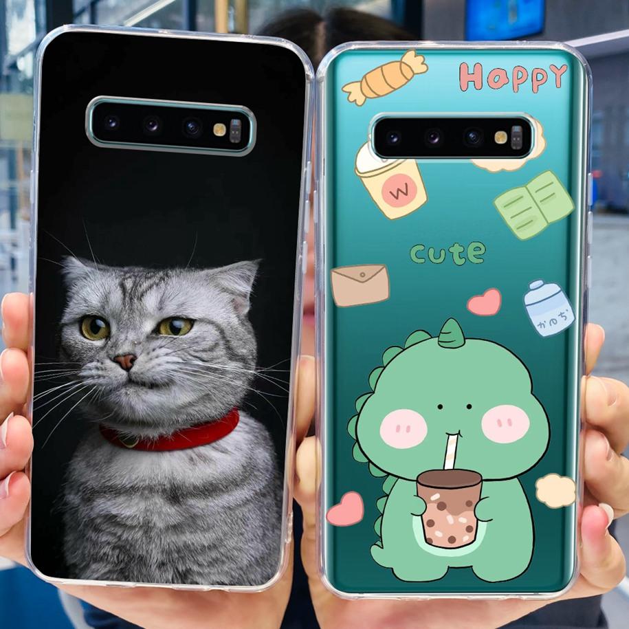 For Samsung Galaxy S10 Lite Plus Case Lovely Astronaut Soft Silicone Phone Cover For Samsung S10 Plus S10e Funda S10+ S 10 Coque