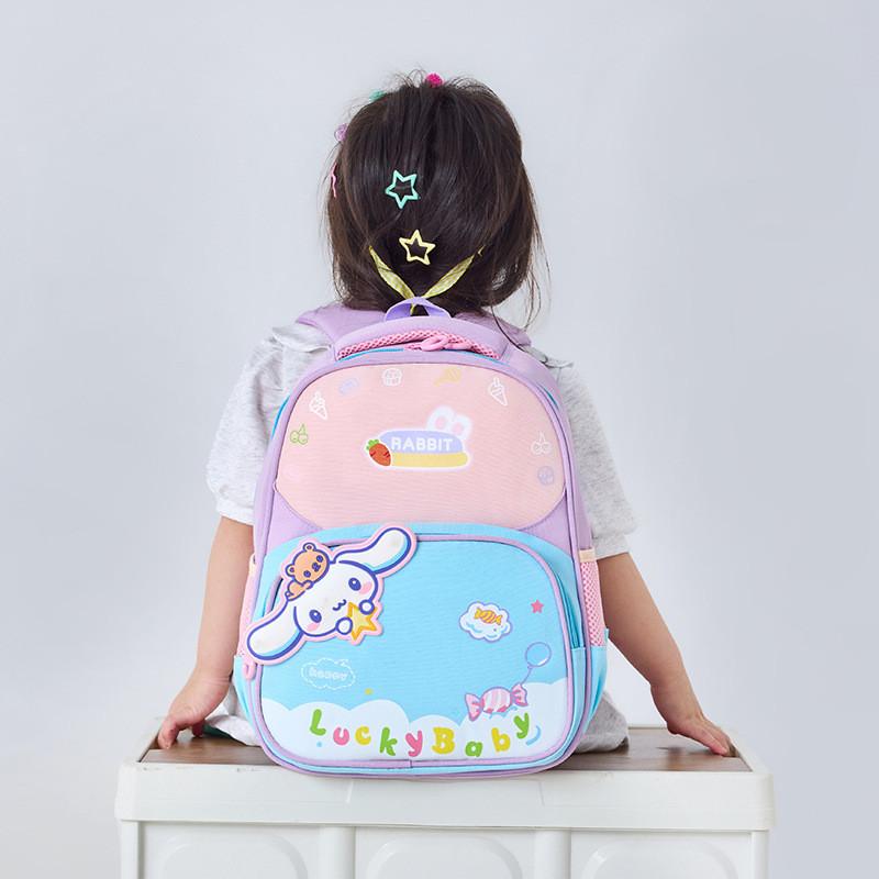 Dinosaur Cinnamoroll Kids Backpack With Breathable Nylon And Air Cushion Straps For School And Travel