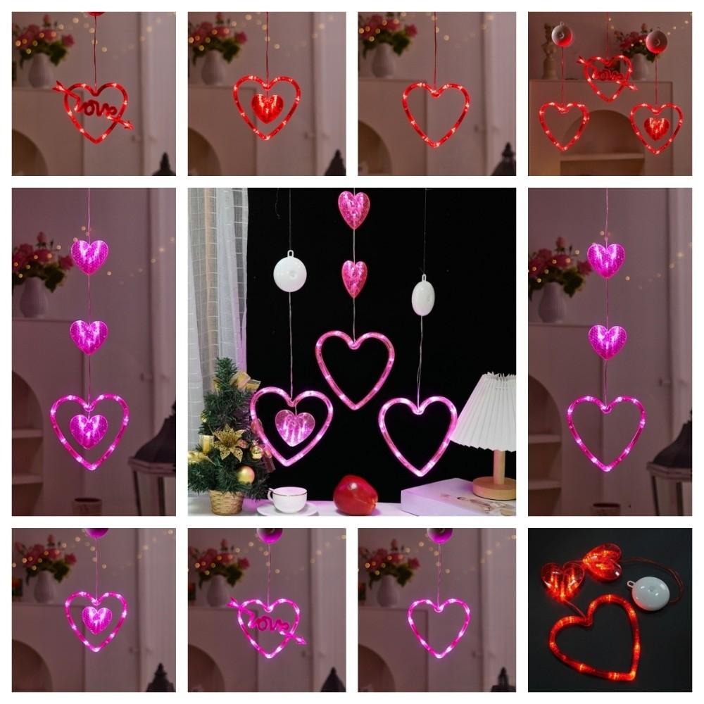 Beautiful Valentine Day LED String Lights Creative Suction Cup Atmosphere Light  Proposal Ceremony