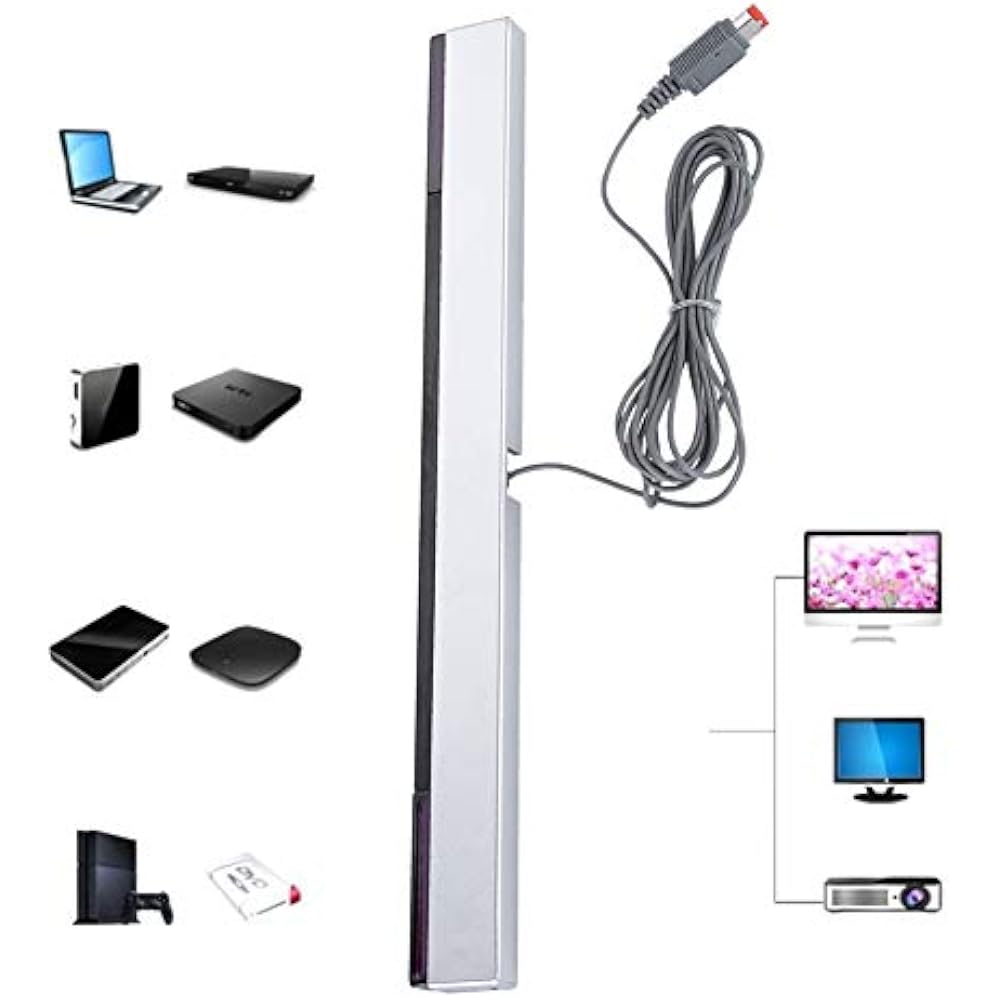 Game sensor server sensor bar, Wii sensor server wired sensor bar for Nintendo Wii Wii Wii consol...