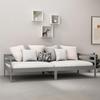 Maison Exclusive - Lit de repos avec matelas 90x200 cm Gris Bois de pin massif