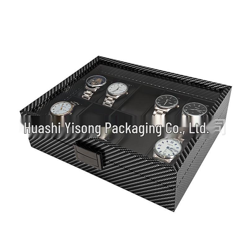 Retro Edition Black Walnut 10-Slot Watch Display Box