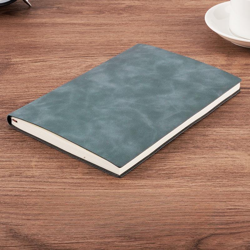 7 Colors A5 Ultra-thick Soft Leather Synthetic Notebook for Office/business/study Waterproof and Wear-resistant Notebook