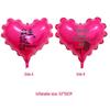 Qixi Valentine's Day 18" Heart Shaped Foil Balloon for Proposals and Decorations