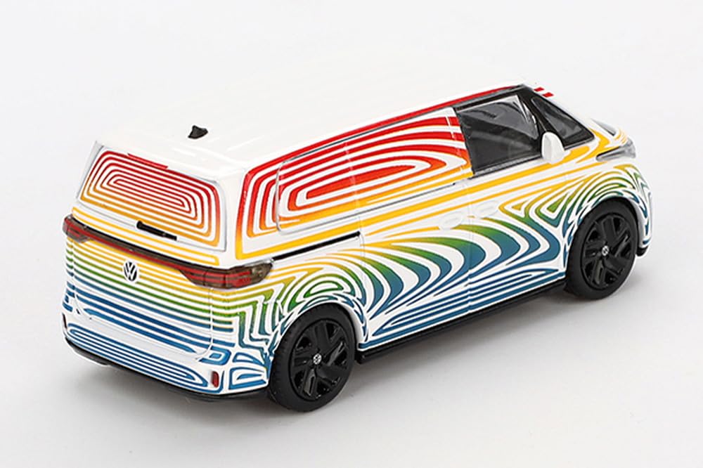 MINI GT 164 Volkswagen ID. Buzz Prototype Rainbow (Left-hand drive) Finished product MGT00899-L