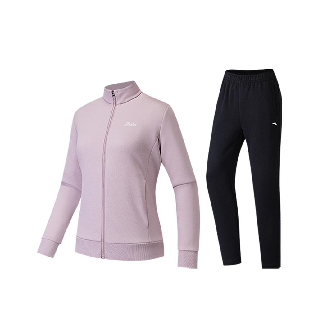 Anta Travel Comprehensive Training Series Womens Knitted Sports Suit Spring Casual Set Women suit 962617202-4