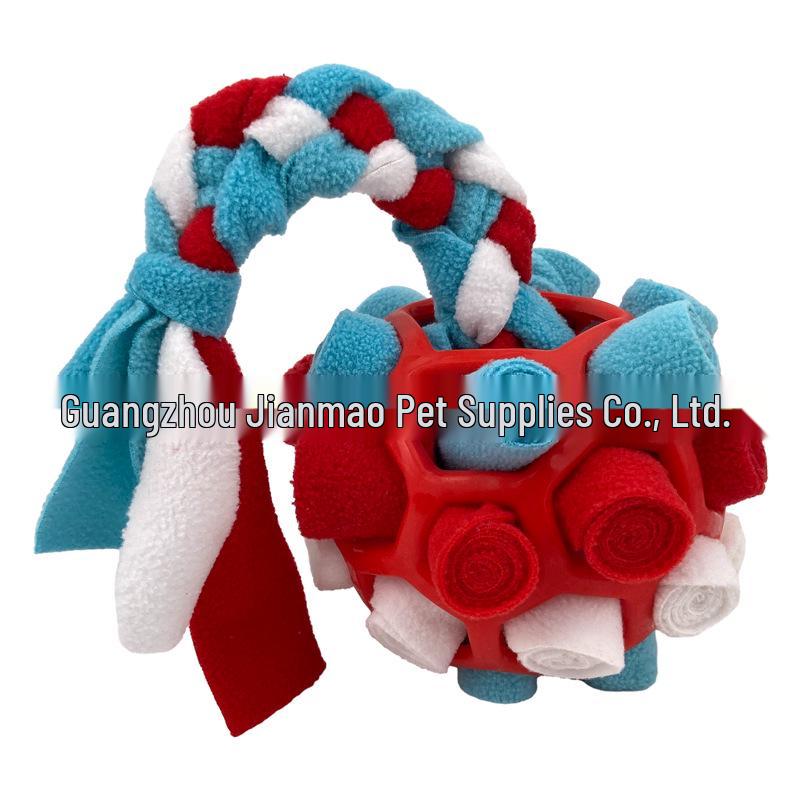 Interactive Dog Puzzle Ball: Sniffing, Teething, Energy-Boosting Olfactory Training Toy