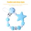 Chain Baby Silicone Chain Portable Reusable Clip Teething Chew Toy Newborn Safety Clips