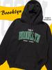 Brooklyn hoodie-Casual Pullover Sweatshirt
