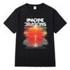2025 Koncert Imagine Dragons Podpora Kolem LOOM Stejné Tričko s krátkým rukávem Pánské a Dámské Oblečení Nadměrná Trička Léto