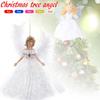 1PC Angel Ornaments For Christmas Tree Angel Christmas Ornaments Cute Pendant For Youth Adult Nursery Holiday Backyard Front