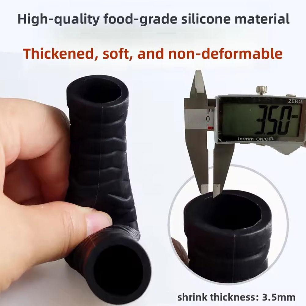 Motorrad Silikon Lenkergriff Abdeckung Universal Selbst Rutschfest Griff Anti Vibration Schutz Abdeckungen Hülse Schrumpfend N1Q2