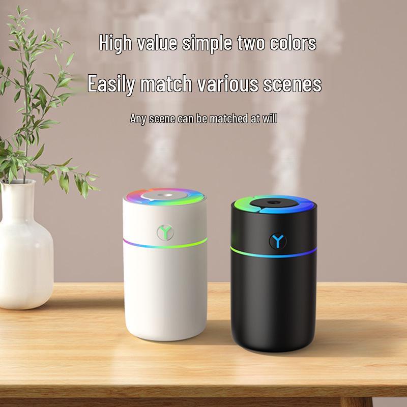 2024 Colorful Desktop Car Humidifier: Mini Air Atomizer & Moisturizing Gift