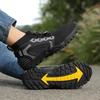 Mens Outdoor Hiking Shoes Breathable Slip Resistant Trail Walking Boots Water Friendly Trekking Footwear
