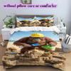Animal Beach Vacation Pattern Bedding,Quilt Set Quilt Cover Pillowcase Home Birthday Gift (1*duvet cover+2*pillowcase,without core)
