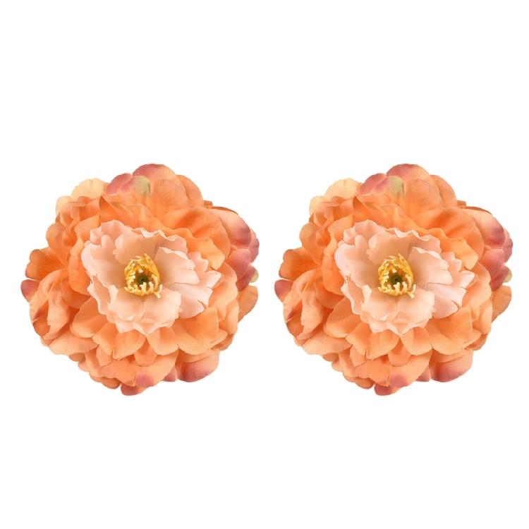 Modern Curtain Tiebacks Peony Flower Pattern Curtain Holdbacks 2Pieces for Living Space Window Decoration