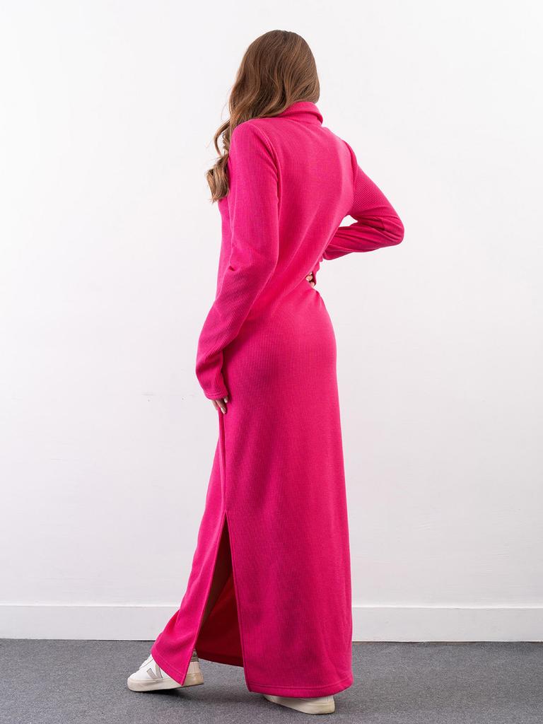 Long Dress with Polo Collar ISSA PLUS