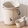 ZISIZ Large Household Plastic Bucket with Lid