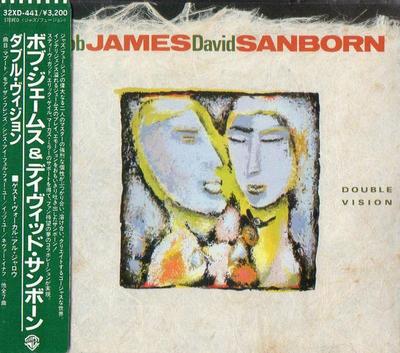 CD BOB JAMES DAVID SANBORN Double Vision 32XD441 Warner Bros. Re 1986 Japão Jazz Usado