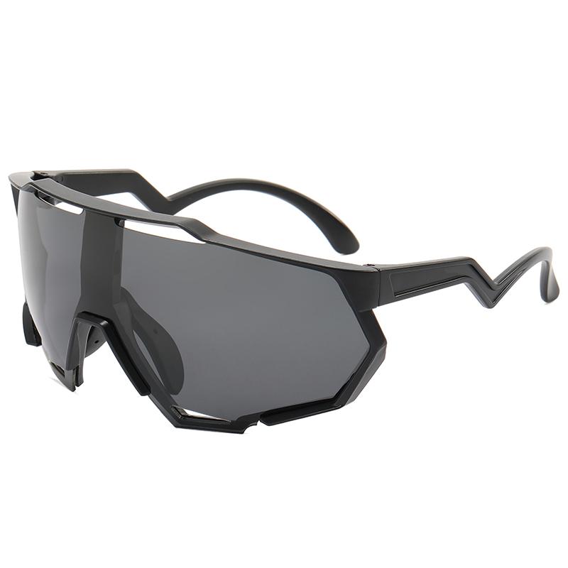 Neue Fahrradsonnenbrille für Männer Frauen farbwechselnde Gläser großes Gestell Outdoor-Sportbrille UV-Schutz