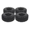 4Pcs Rubber Tires with Foam Inserts 110*40mm for 1/10 RC Crawler Truck Element Enduro SCX10 II TRX4 MST CMX TF2 D90 RGT EX86130
