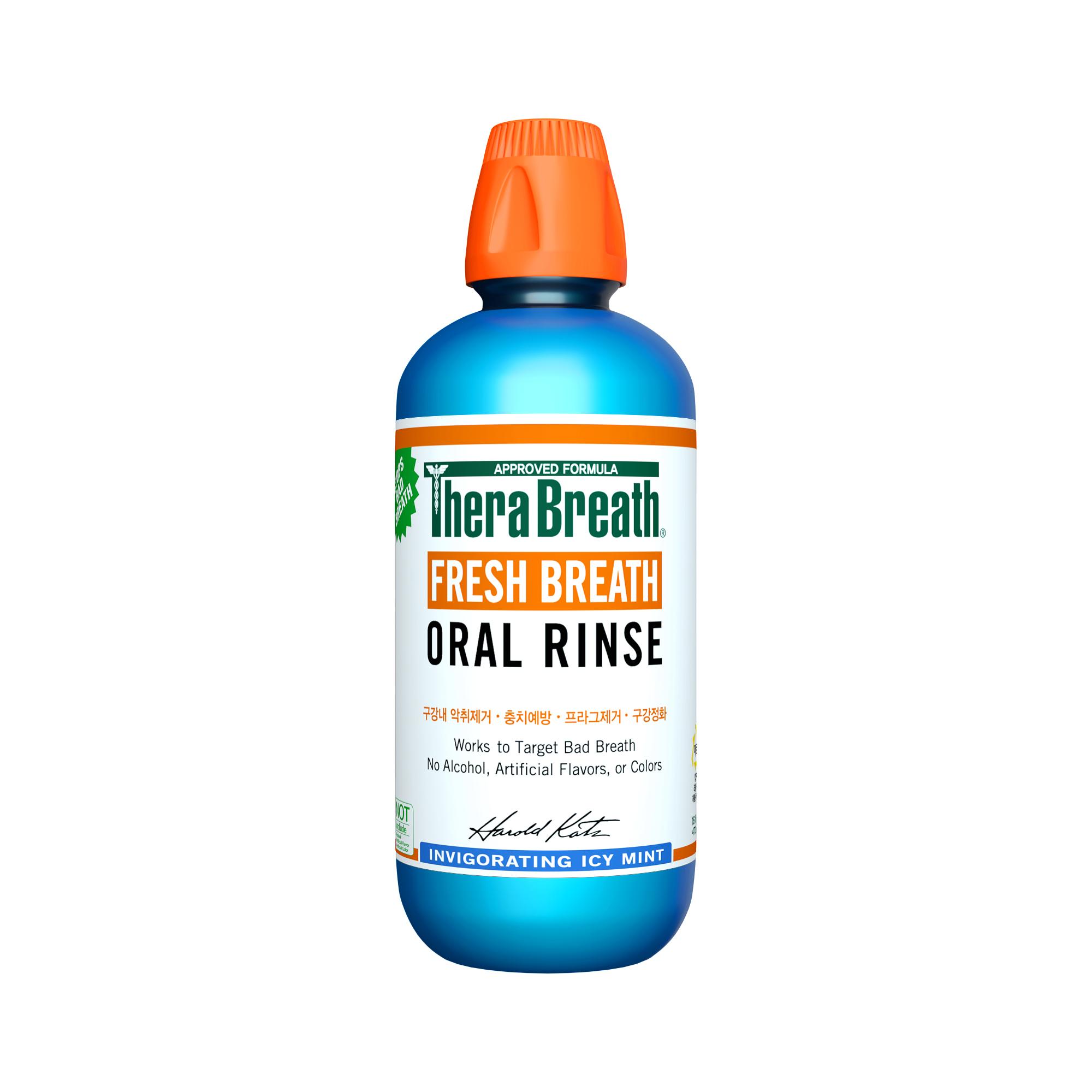 

Ополаскиватель для полости рта TerraBreath, семейный размер 1 л, 2 вида, выберите 1 Thera Breath Icy Mint 1L