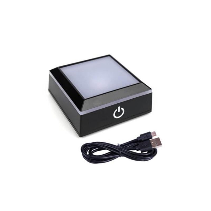 USB LED Light Base Display Base for Crystal Cube Ornament Gift