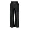 Only Womens/Ladies Faux Leather Wide Leg Palazzo Trousers