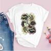 Casual Flowers Sunflower Graphics Woman T-Shirt 90S Summer Shirts Loose Short Sleeve Female Tops Kids Blouses Clothing